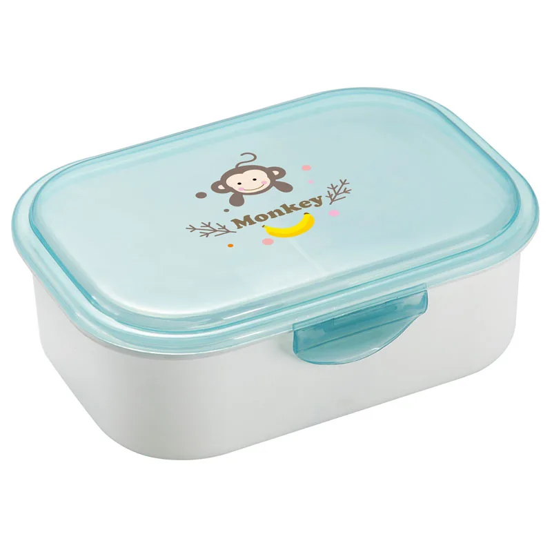 

3 Color Optional Cartoon Lunch Boxs Environmental Protection Box Food Refrigerator Fresh Bento Box Sushi Box Dinnerware Sets