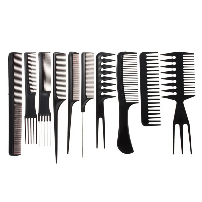 10pcs/Set Professional Hair Brush Comb Salon Barber Anti-static Hair Combs Hairbrush Hairdressing Combs Styling Tools Hair Care
10pcs/Set Professional Hair Brush Comb Salon Barber Anti-static Hair Combs Hairbrush Hairdressing Combs Styling Tools Hair Care