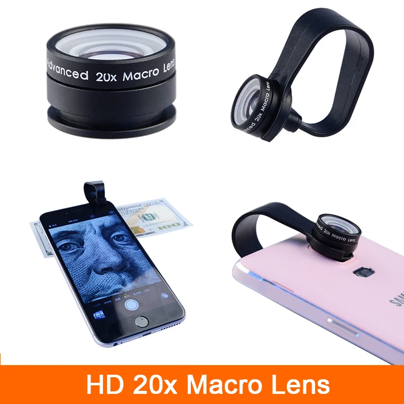 High Quality Super 20X Macro font b lens b font For iphone 4 4s 5 5s