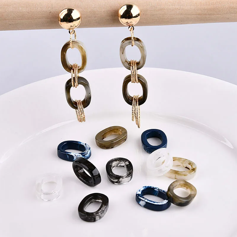 Japanese and Korean imitating Marble Resin small elliptical DIY Jewelry material earrings brooch hair accessories
Japanese and Korean imitating Marble Resin small elliptical DIY Jewelry material earrings brooch hair accessories