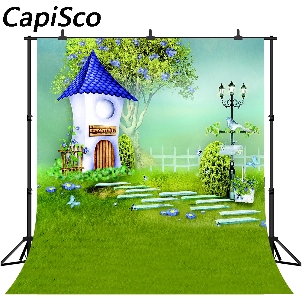 Capisco Vinyl Fairytale House Photo Backdrop Trees Flowers bird Grassland Kids Children Scenery Photography Backgrounds
Capisco Vinyl Fairytale House Photo Backdrop Trees Flowers bird Grassland Kids Children Scenery Photography Backgrounds