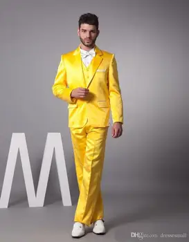 Custom Made To Measure Notched Lapel Three Pockets Single-breasted Three Piece Suits Party Clothes (jacket+pants+vest+bow Tie)
Custom Made To Measure Notched Lapel Three Pockets Single-breasted Three Piece Suits Party Clothes (jacket+pants+vest+bow Tie)