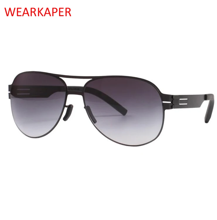 WEARKAPER Retro German ic Titanium Pilot No Screw metal Sunglasses Men Women Sun Glasses Driving glasses Oculos Gafas
WEARKAPER Retro German ic Titanium Pilot No Screw metal Sunglasses Men Women Sun Glasses Driving glasses Oculos Gafas