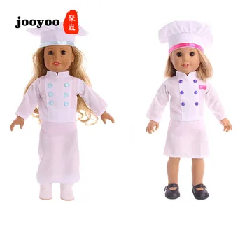 High Quality 18 Inch Doll Clothes Chef Clothes Beatiful Girl Accessories Set 2 Colors Hot Sale jooyoo
High Quality 18 Inch Doll Clothes Chef Clothes Beatiful Girl Accessories Set 2 Colors Hot Sale jooyoo