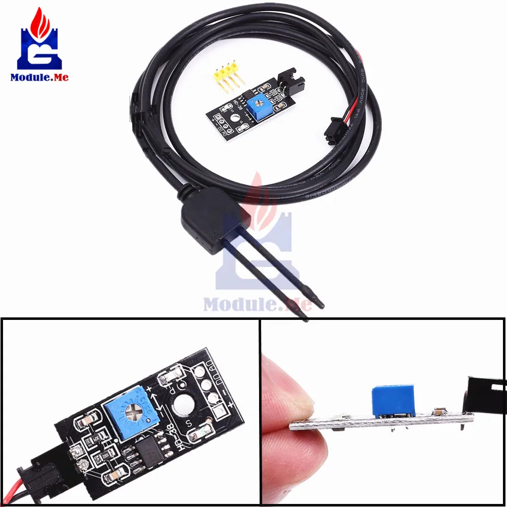 diymore DC 3.3 -12V Soil Humidity Sensor Tester Module Potentiometer Hygrometer Moisture Detection Sensor Probe for Arduino
diymore DC 3.3 -12V Soil Humidity Sensor Tester Module Potentiometer Hygrometer Moisture Detection Sensor Probe for Arduino