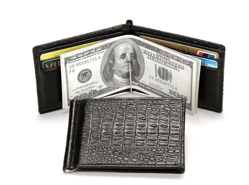 High Quality PU Leather Men Money Clip Men Alligator Serpentine Magic Wallets Credit Card ID Holder Small Purse
High Quality PU Leather Men Money Clip Men Alligator Serpentine Magic Wallets Credit Card ID Holder Small Purse