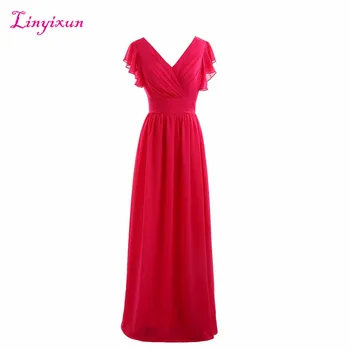 Linyixun Real Photo Sexy V Neck 2017 Evening Dresses Chiffon Elegant Pleat Sleeveless A line Long Woman Prom Dresses Custom Made
Linyixun Real Photo Sexy V Neck 2017 Evening Dresses Chiffon Elegant Pleat Sleeveless A line Long Woman Prom Dresses Custom Made