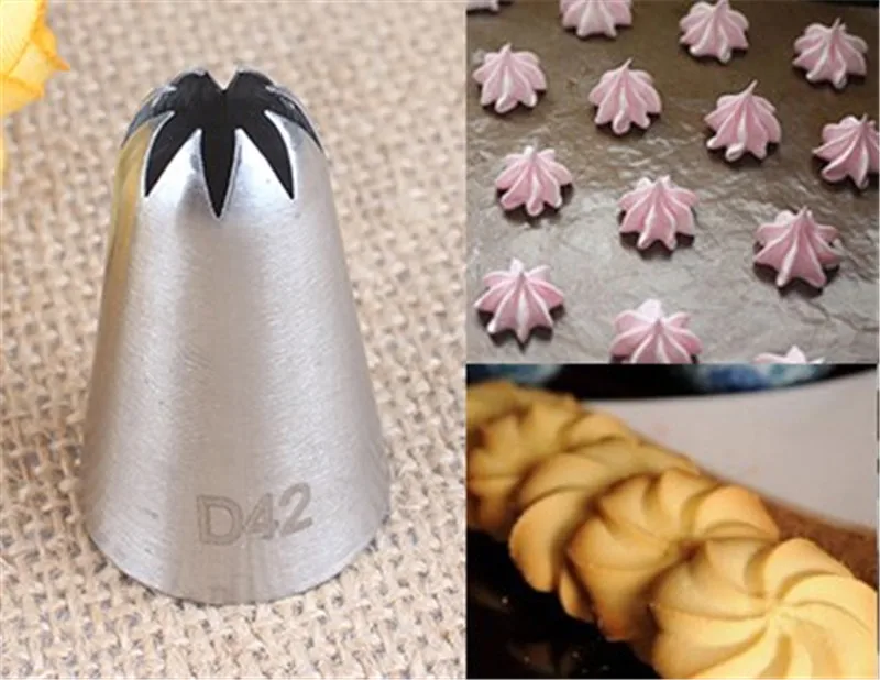 #D42 Big Size Icing Nozzle Decorating Tip Cake Baking Pastry Decorating Tool Uroomee
#D42 Big Size Icing Nozzle Decorating Tip Cake Baking Pastry Decorating Tool Uroomee