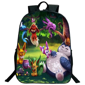 Pokemon Pikachu Boy School Bags Snorlax Students Travel Backpack Charmander Eevee Fashion Cool Pattern Teens Men Laptop Rucksack
Pokemon Pikachu Boy School Bags Snorlax Students Travel Backpack Charmander Eevee Fashion Cool Pattern Teens Men Laptop Rucksack
