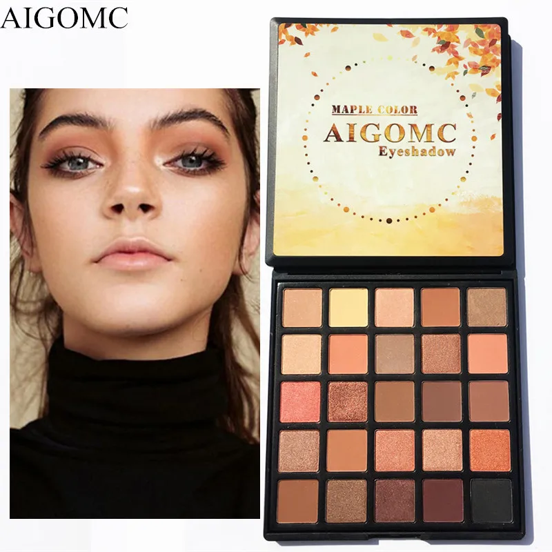 Aigomc Eyeshadow Palete Make up Eye Shadow palette Long-lasting Easy To Wear Eyeshadow Matte Shimmer 25 colors
Aigomc Eyeshadow Palete Make up Eye Shadow palette Long-lasting Easy To Wear Eyeshadow Matte Shimmer 25 colors