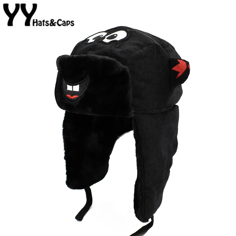 YY Ear Flaps Winter Bomber Hat Ushanka Russian Hat Warm Snow Cap Women Men Outdoor Ski Hats Earflaps Russian Hats Mask 18120
YY Ear Flaps Winter Bomber Hat Ushanka Russian Hat Warm Snow Cap Women Men Outdoor Ski Hats Earflaps Russian Hats Mask 18120