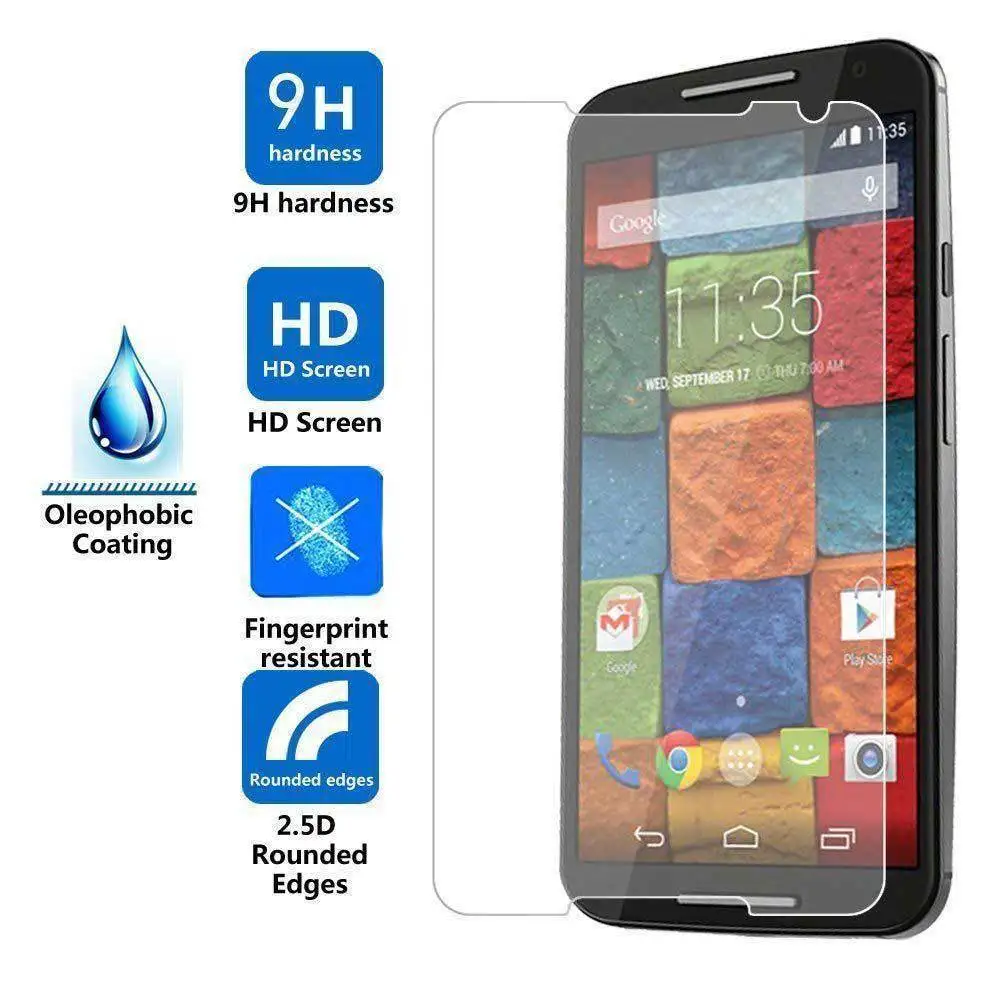 9H HD 0.3mm Screen Protector Tempered Glass For MOTO G G2 G3 G4 G5 XT1056 XT1058 X Force Z Z Force Cover Protective Film
9H HD 0.3mm Screen Protector Tempered Glass For MOTO G G2 G3 G4 G5 XT1056 XT1058 X Force Z Z Force Cover Protective Film