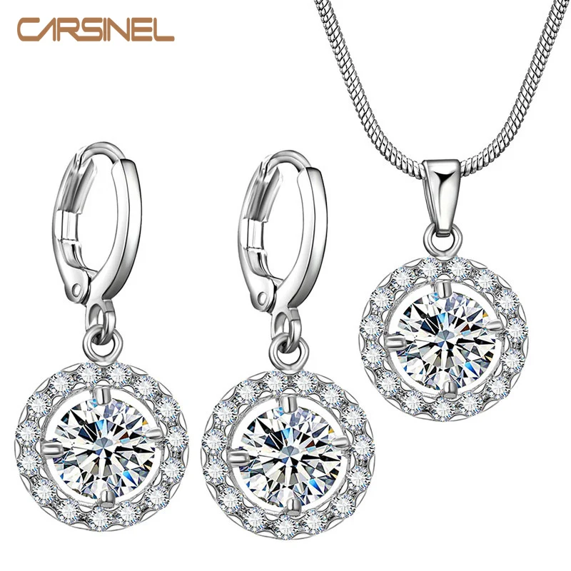 5 Colors Zircon Micro Pave Jewelry Sets for Women Silver color Round Cubic Zircon Necklace Hoop Earrings Wedding Jewelry Sets
5 Colors Zircon Micro Pave Jewelry Sets for Women Silver color Round Cubic Zircon Necklace Hoop Earrings Wedding Jewelry Sets