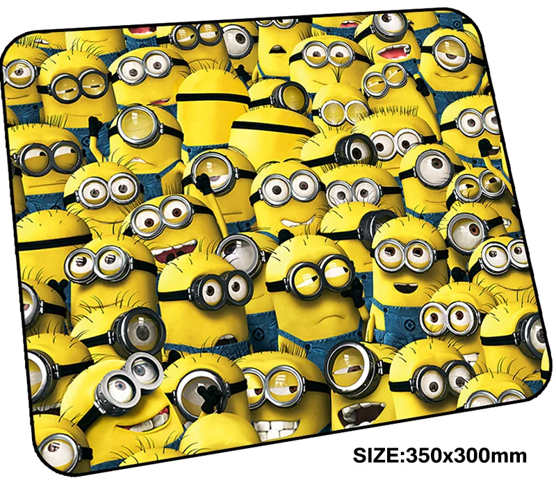 Minions mousepad gamer 350x300x3mm gaming mouse pad locked edge notebook pc accessories laptop padmouse thick ergonomic mat
Minions mousepad gamer 350x300x3mm gaming mouse pad locked edge notebook pc accessories laptop padmouse thick ergonomic mat
