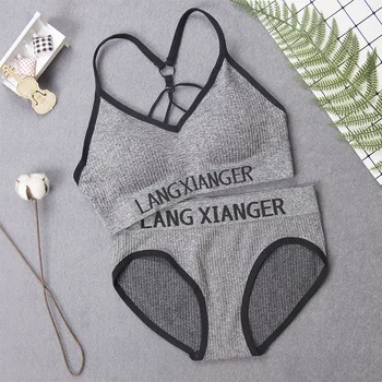 Sanderala Fashion Women Briefs Comfortable Wireless Set Seamless Lingerie Padded Bralette Soft Push Up Active Sports Underwear
Sanderala Fashion Women Briefs Comfortable Wireless Set Seamless Lingerie Padded Bralette Soft Push Up Active Sports Underwear