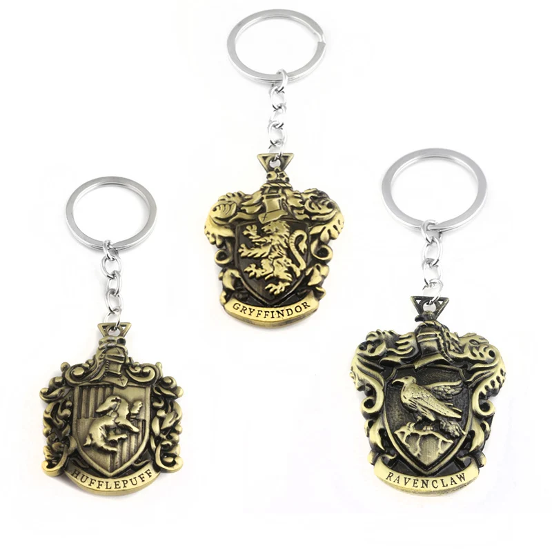 RJ HP Movie Jewelry Ravenclaw Gryffindor Hufflepuff School Badg Key Chains House of Hogwarts Women Men Keyring Chaveiro Gift
RJ HP Movie Jewelry Ravenclaw Gryffindor Hufflepuff School Badg Key Chains House of Hogwarts Women Men Keyring Chaveiro Gift