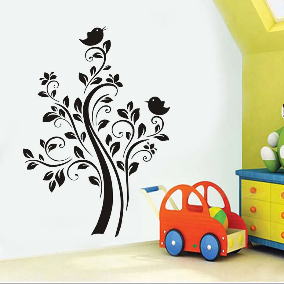 Two Birds On The Tree wall Sticker JD3719B1-6