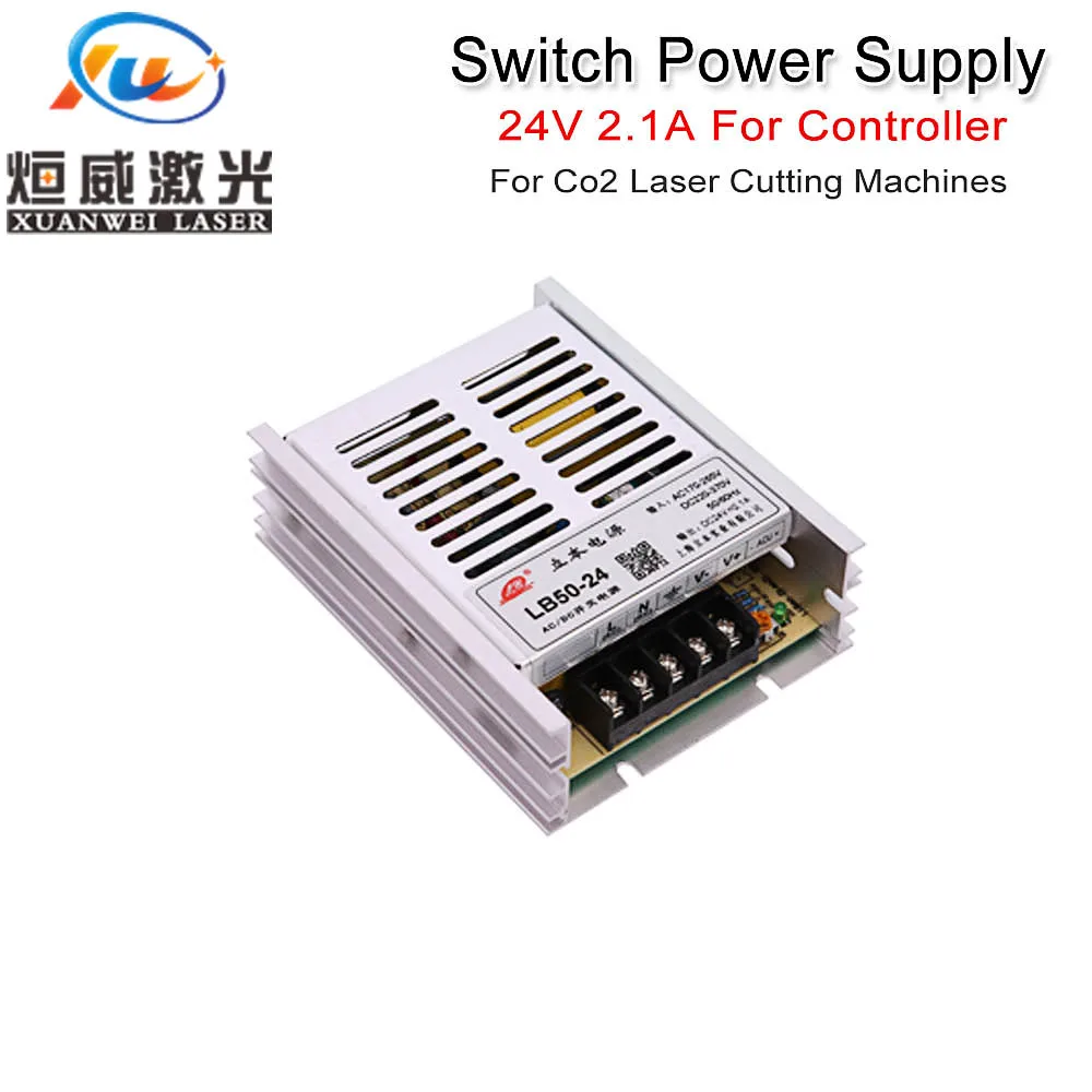 Switch Power Supply 24V 2.1A For Co2 Laser DSP Controller System Main Board AWC708C Lite/RDC6442G/S Professional
Switch Power Supply 24V 2.1A For Co2 Laser DSP Controller System Main Board AWC708C Lite/RDC6442G/S Professional