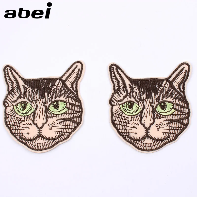 5PCS Lifelike Embroidered Cat Sticker Iron On Animal Patch for Punk Rock Jeans Coats DIY Sewing Apparel Accessories Pants Badge
5PCS Lifelike Embroidered Cat Sticker Iron On Animal Patch for Punk Rock Jeans Coats DIY Sewing Apparel Accessories Pants Badge