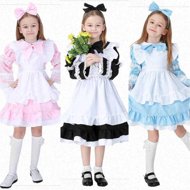 Children Alice in Wonderland Costume Deluxe Girls Fairytale Book Week Maid Wench Fantasia Fancy Dress
Children Alice in Wonderland Costume Deluxe Girls Fairytale Book Week Maid Wench Fantasia Fancy Dress