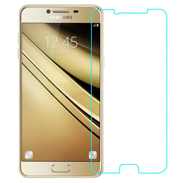 2.5D Закаленное стекло для Samsung Galaxy C9 Высококачественная защитная пленка