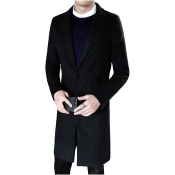 Autumn New Business Mens Long Jacket Large Size S-5XL Woolen Fabric men Trench coat Fashion casual jacket men
Autumn New Business Mens Long Jacket Large Size S-5XL Woolen Fabric men Trench coat Fashion casual jacket men