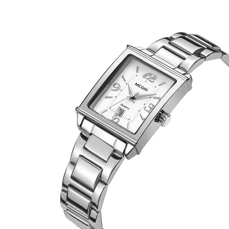 MEGIR Women's Watches Imported Movement Calendar Steel Strip Quartz Retro Fashion Square Women Watch Reloj Mujer Zegarek Damski
MEGIR Women's Watches Imported Movement Calendar Steel Strip Quartz Retro Fashion Square Women Watch Reloj Mujer Zegarek Damski