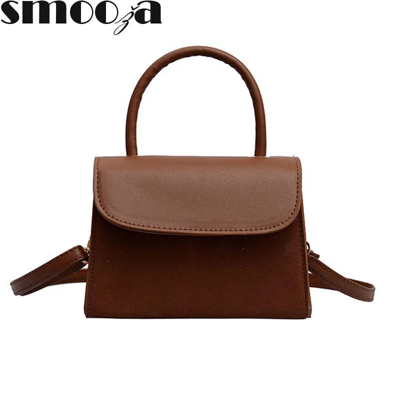 SMOOZA 2019 new vintage casual women PU leather small package female simple handbags ladies shoulder messenger crossbody bag
SMOOZA 2019 new vintage casual women PU leather small package female simple handbags ladies shoulder messenger crossbody bag