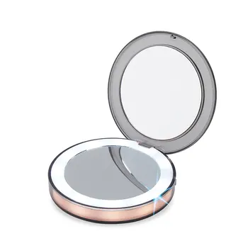 Women Foldable Makeup Mirrors Universal Lady Cosmetic Hand Mirrors Mini LED Lights Portable Makeup Accessories
Women Foldable Makeup Mirrors Universal Lady Cosmetic Hand Mirrors Mini LED Lights Portable Makeup Accessories