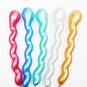 10Pcs spiral shape long balloon High quality latex balloon Party supplies Children's toys Wedding party decoration
10Pcs spiral shape long balloon High quality latex balloon Party supplies Children's toys Wedding party decoration