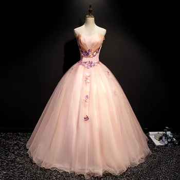Strapless Pink Quinceanera Dress 2019 Tulle 3D Flower Tulle Ball Gown Prom Formal Dress vestido 15 anos vestidos de quinceaneras
Strapless Pink Quinceanera Dress 2019 Tulle 3D Flower Tulle Ball Gown Prom Formal Dress vestido 15 anos vestidos de quinceaneras