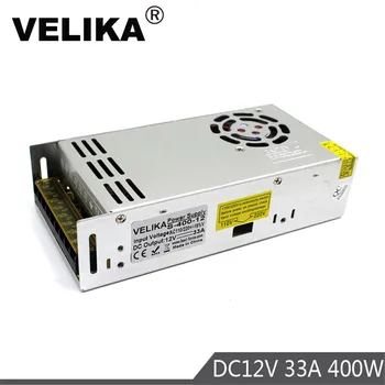 DC Power Supply 12V 33A 400W Led Light Driver Transformer 110V 220V AC to DC12V Power Adapter for Led strip lamp CNC CCTV Print
DC Power Supply 12V 33A 400W Led Light Driver Transformer 110V 220V AC to DC12V Power Adapter for Led strip lamp CNC CCTV Print