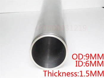 New 9x6mm 9mm OD 6mm ID 1.5mm thickness 50cm Gr2 titanium tube TA2 titanium pipelines titanium alloy pipe ti-alloy tube Heating
New 9x6mm 9mm OD 6mm ID 1.5mm thickness 50cm Gr2 titanium tube TA2 titanium pipelines titanium alloy pipe ti-alloy tube Heating