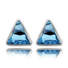 Fashion blue Big Crystal Stone Triangle Earring For Women Dangle female charm silver color Earring brincos jewelry
Fashion blue Big Crystal Stone Triangle Earring For Women Dangle female charm silver color Earring brincos jewelry