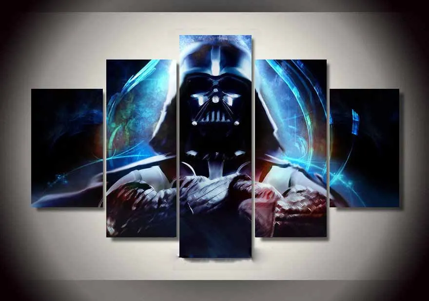5 panel Large poster HD printed oil painting Star Wars man canvas print modern home decor wall art picture for living room F493
5 panel Large poster HD printed oil painting Star Wars man canvas print modern home decor wall art picture for living room F493
