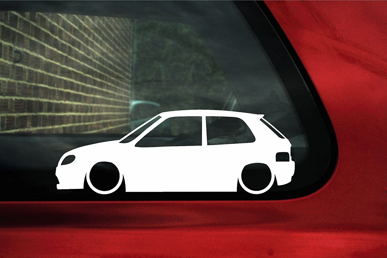 For Lowered car silhouette sticker - for Citroen Saxo (phase 2) vts,vtr Car Styling
For Lowered car silhouette sticker - for Citroen Saxo (phase 2) vts,vtr Car Styling