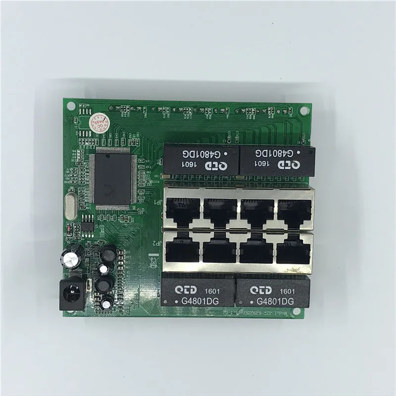 OEM PBC 8Port Gigabit Ethernet Switch 8Port with 8 pin way header 10/100/1000m Hub 8way power pin Pcb board OEM screw hole
OEM PBC 8Port Gigabit Ethernet Switch 8Port with 8 pin way header 10/100/1000m Hub 8way power pin Pcb board OEM screw hole