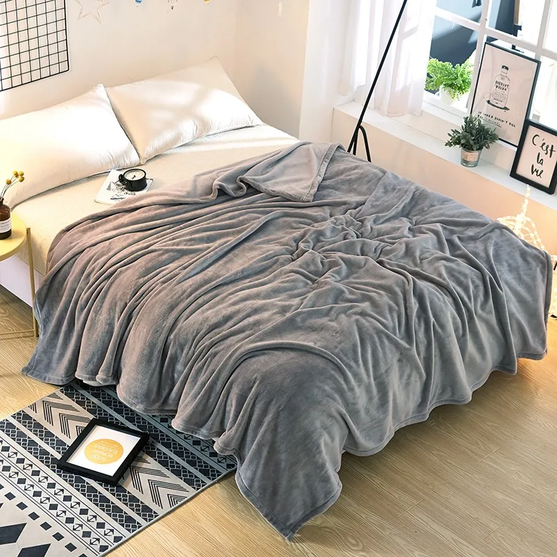 Fashionable grey has the grade pure color cloud mink Throw Blanket for Adult Soft Plush Fleece Blanket Thicker Blankets Soft
Fashionable grey has the grade pure color cloud mink Throw Blanket for Adult Soft Plush Fleece Blanket Thicker Blankets Soft