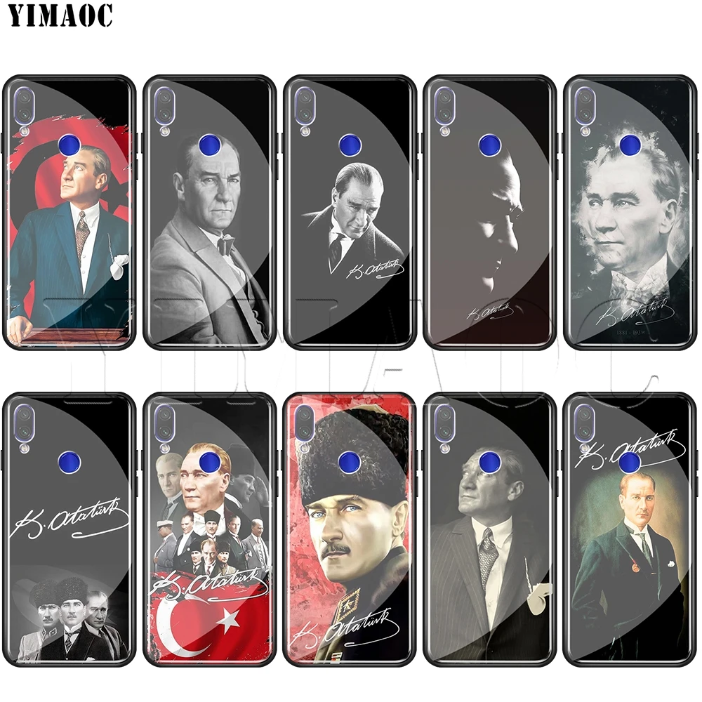 YIMAOC Turkey Mustafa Kemal Ataturk Tempered Glass Case for Xiaomi Redmi Note 4X 5 6 7 6A 8 9 A1 A2 Pro Pocophone F1
YIMAOC Turkey Mustafa Kemal Ataturk Tempered Glass Case for Xiaomi Redmi Note 4X 5 6 7 6A 8 9 A1 A2 Pro Pocophone F1