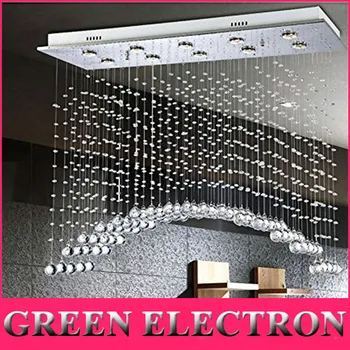 JH L31.5" X W12" X H31.5" Arched Clear K9 Rectangle Crystal Modern Crystal Ceiling Light LED Fixture Lighting
JH L31.5" X W12" X H31.5" Arched Clear K9 Rectangle Crystal Modern Crystal Ceiling Light LED Fixture Lighting