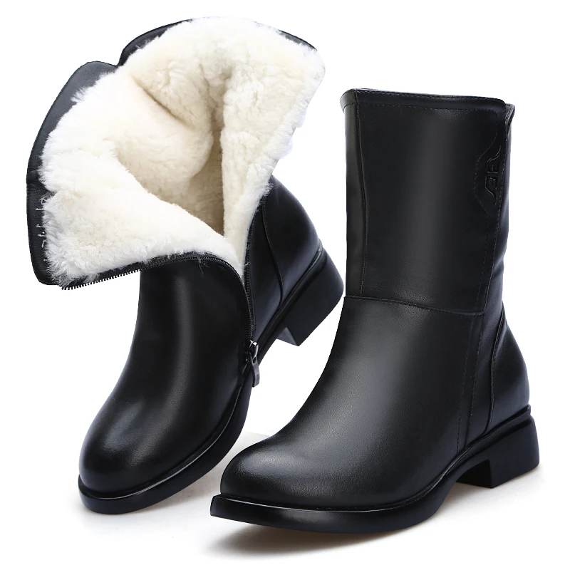 2018 best-selling Winter Boots Women Shoes Thickening Shearling Warm Snow Boots Cowhide Leather Boots Low Heel Shoes Woman Boots
2018 best-selling Winter Boots Women Shoes Thickening Shearling Warm Snow Boots Cowhide Leather Boots Low Heel Shoes Woman Boots