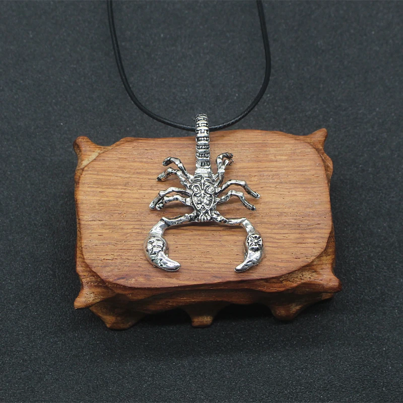 Fashion-Steampunk-Animal-Scorpion-Pendant-Necklaces-Scorpio-Constellation-Charms-Leather-Rope-Chain-Statement-Necklace-Gift (3)