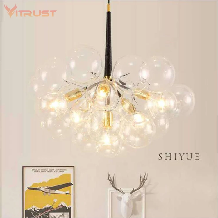 Fashion desigh bubble pendent light Ball pendant lights creative glass ball pendant lamp for dining room party AC110-240V
Fashion desigh bubble pendent light Ball pendant lights creative glass ball pendant lamp for dining room party AC110-240V