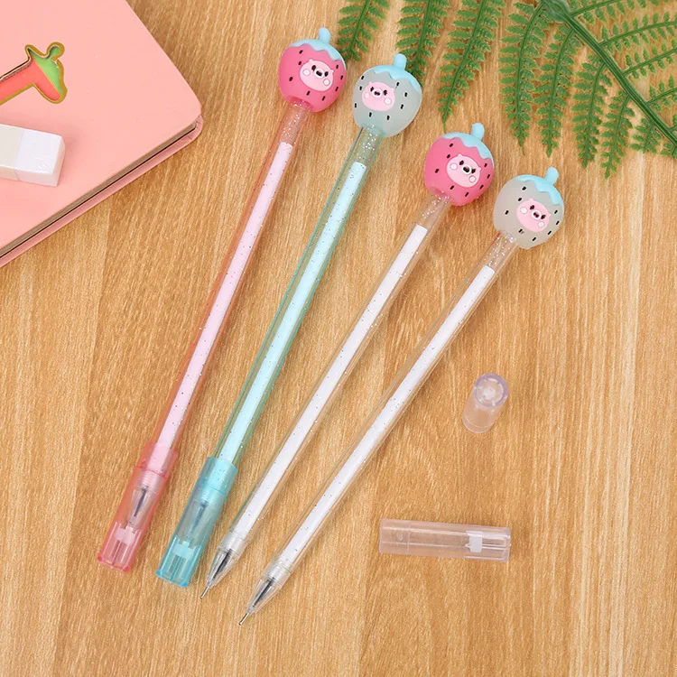 24 Pcs Transparent Colorful Students Neutral Pen Creative Fruit Piggy Cute Stationery Neutral Pen Wholesale
24 Pcs Transparent Colorful Students Neutral Pen Creative Fruit Piggy Cute Stationery Neutral Pen Wholesale