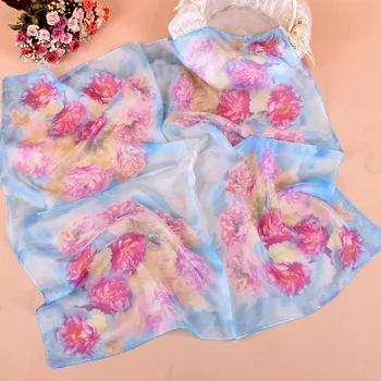 70*70cm New Elegant Women Silk Scarf Foulard flower Bandana Hair Band Bufanda Mujer Small Vintage Square Scarf scarfs for ladies
70*70cm New Elegant Women Silk Scarf Foulard flower Bandana Hair Band Bufanda Mujer Small Vintage Square Scarf scarfs for ladies