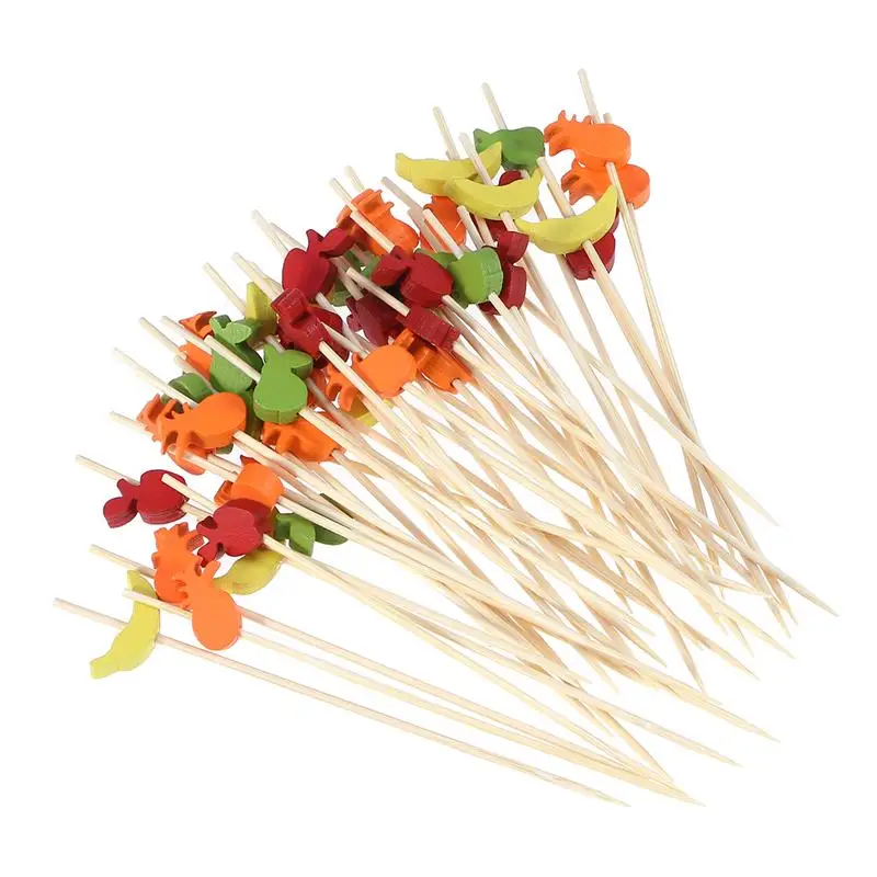 200pcs Cocktail Picks Colorful Disposable Fruit Sticks Creative Bamboo Toothpicks for Party Supplies
200pcs Cocktail Picks Colorful Disposable Fruit Sticks Creative Bamboo Toothpicks for Party Supplies