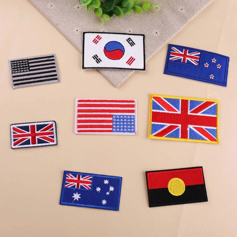 USA America Britain Korea Australia Germany Canada National flag Patch iron/sew on patch Embroidered Military tactics uk badges
USA America Britain Korea Australia Germany Canada National flag Patch iron/sew on patch Embroidered Military tactics uk badges