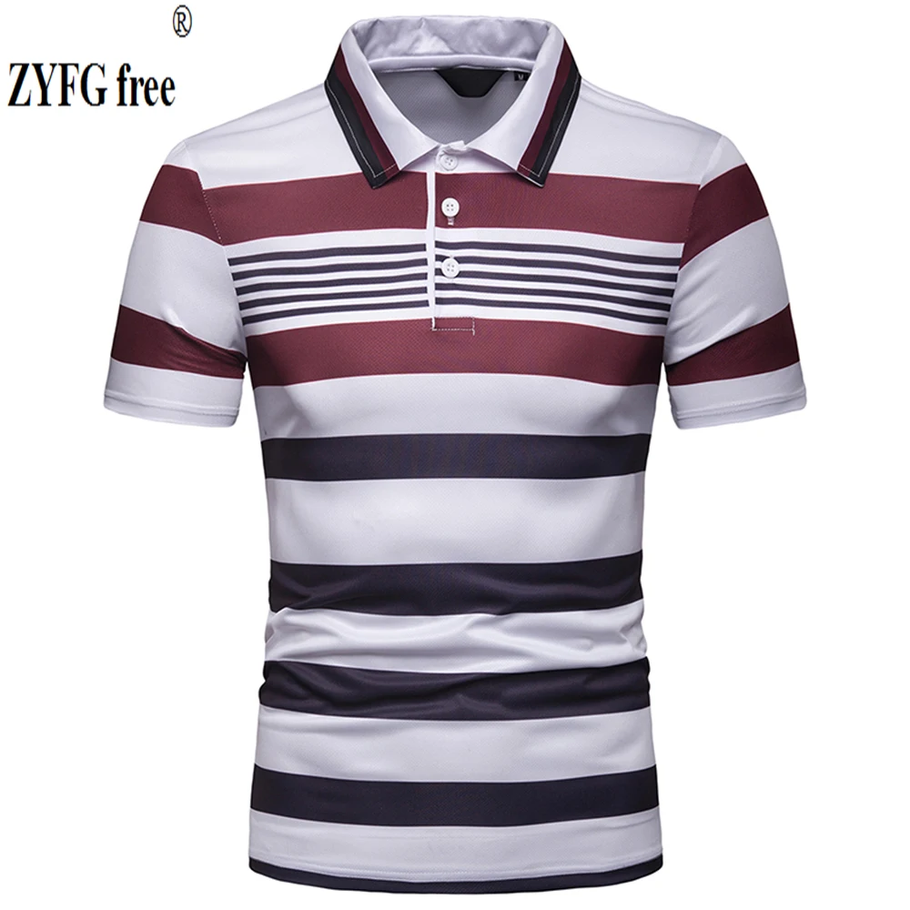 ZYFG free brand clothing men polo shirt striped casual hit color polo shirt breathable Slim blouse male clothing
ZYFG free brand clothing men polo shirt striped casual hit color polo shirt breathable Slim blouse male clothing