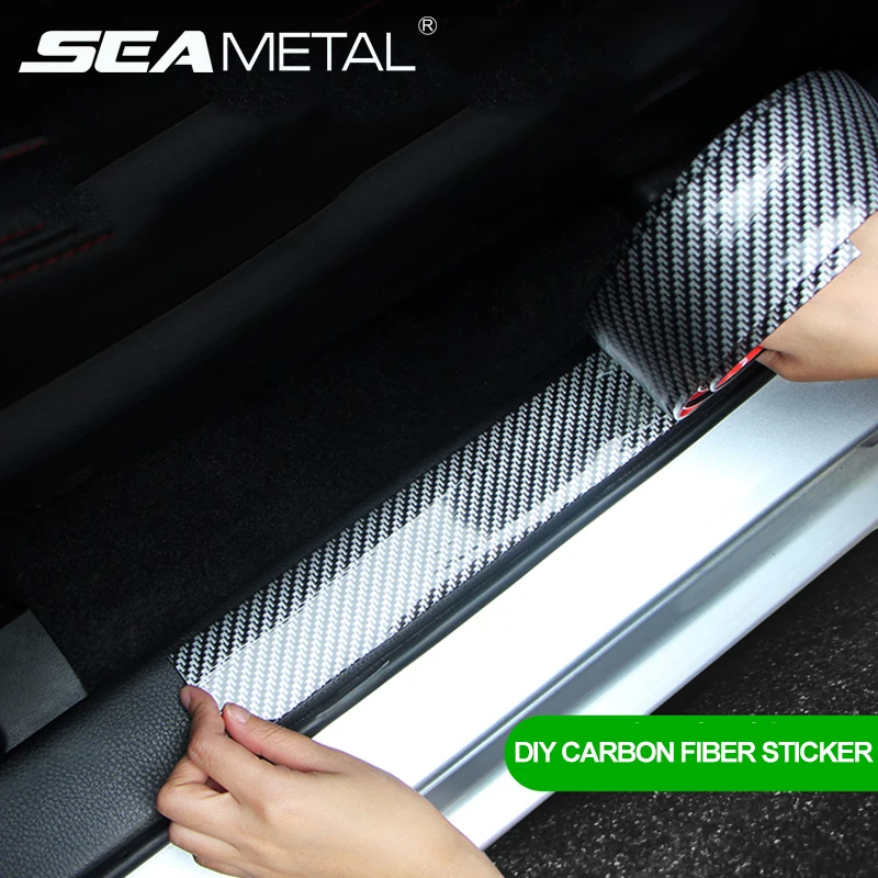 Accessories Car Door Sill Protector Stickers Automobile 3D Carbon Fiber Sticker Rubber Cars Edge Guard Scratch Auto Bumper Strip
Accessories Car Door Sill Protector Stickers Automobile 3D Carbon Fiber Sticker Rubber Cars Edge Guard Scratch Auto Bumper Strip