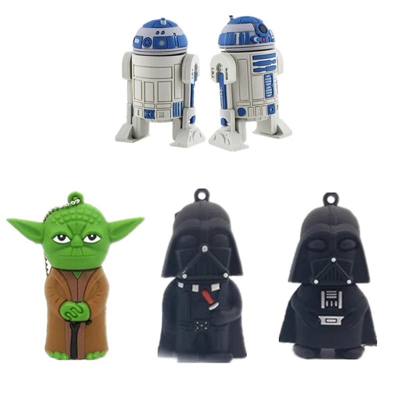 Star Wars Cartoon Usb Flash Drive 32GB pen drive Robot Yoda memory stick u disk 16G 64GB 128GB pendrive flash disk free shipping
Star Wars Cartoon Usb Flash Drive 32GB pen drive Robot Yoda memory stick u disk 16G 64GB 128GB pendrive flash disk free shipping